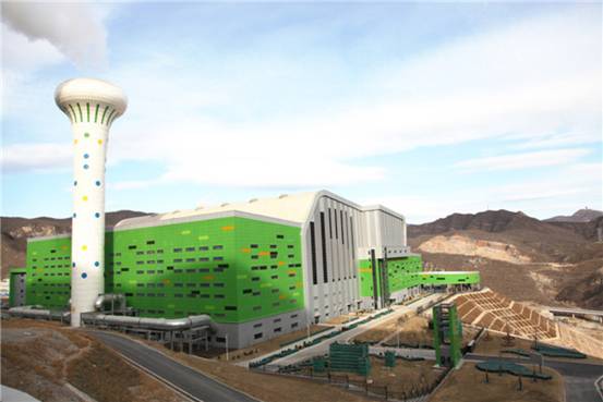 图1:北京首钢生物质能源项目(北京鲁家山垃圾焚烧发电)(4×750吨每日)